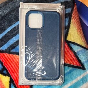 Blue Phone Case for iPhone 12 Pro SHOCKPROOF with screen protector!